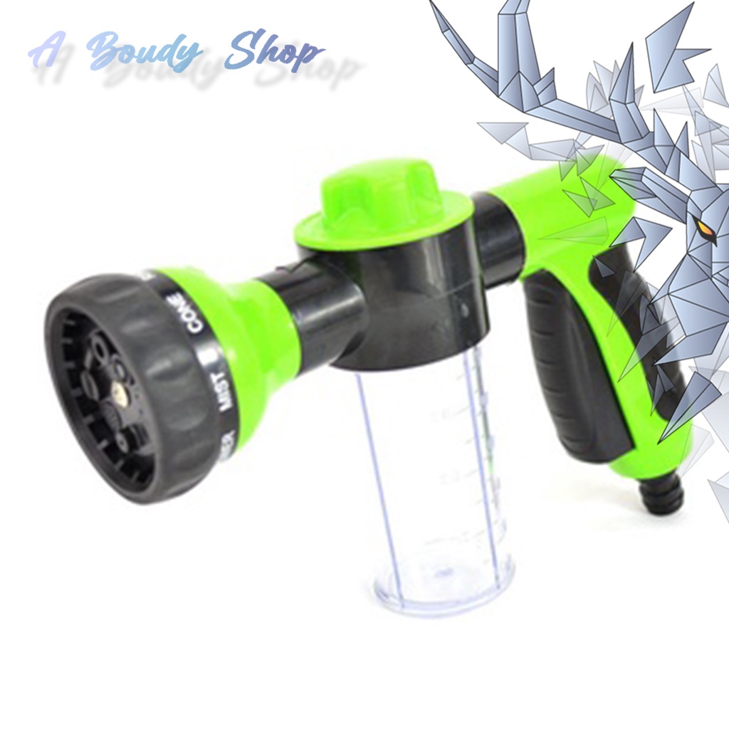 Semprotan Air Portable ada tempat Sabun Cuci karpet motor Mobil Tanaman garasi 8 mode penyiraman