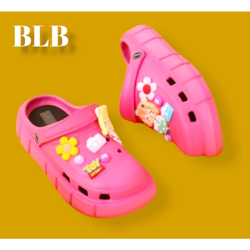 SANDAL BAIM ANAK PEREMPUAN SANDAL SELOP ANAK PEREMPUAN TALI BELAKANG MOTIF SANDAL EVA RUBBER ANAK KEKINIAN NYAMAN SANDAL SLIP ON BAIM ANAK MOTIF CANTIK