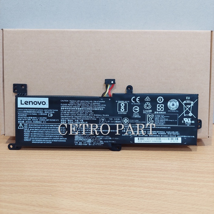 Baterai Type L16C2PB1 L17l2PF1 Lenovo Ideapad 330 330-14IKB 330-15IKB