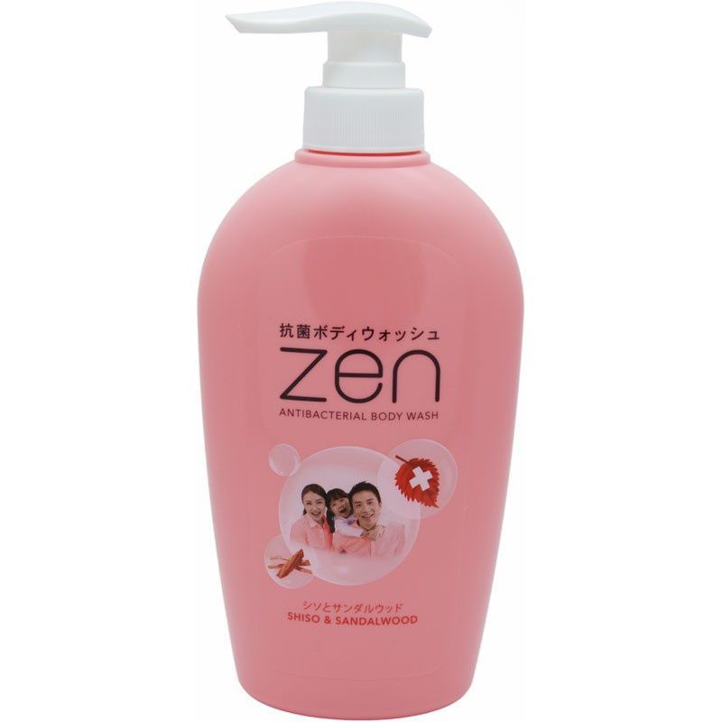 ZEN ANTIBACTERIAL BODY WASH JAPANESE RED SHISO WHITE TEA TREE (480ML)