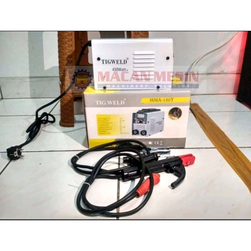 MESIN LAS/TRAVO LAS INVERTER TIG WELD 450W MMA-120
