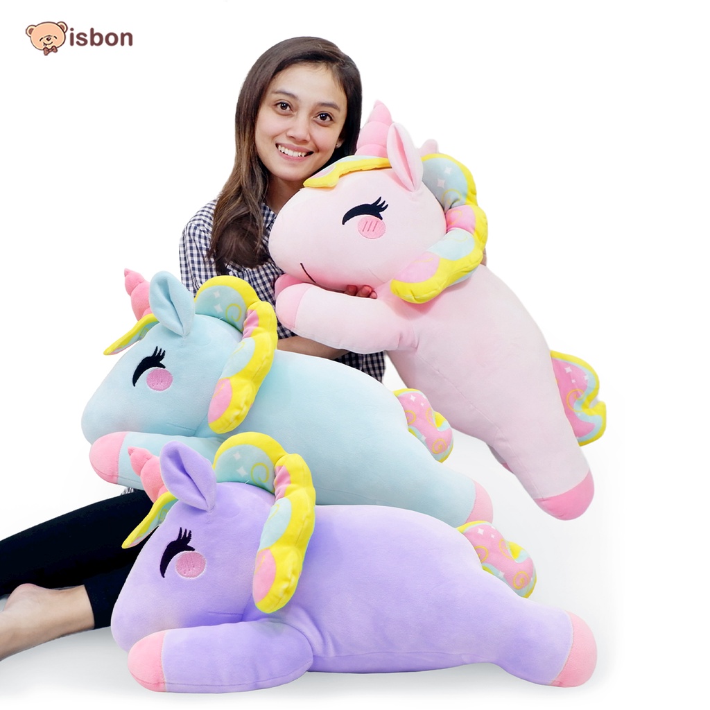 Boneka Kuda Cantik Ly Unicorn Fantasy 60 Cm Bahan Premium  Cocok Untuk Hadiah Gift Istana Boneka