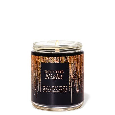 BATH & BODY WORKS INTO THE NIGHT SINGLE WICK CANDLE