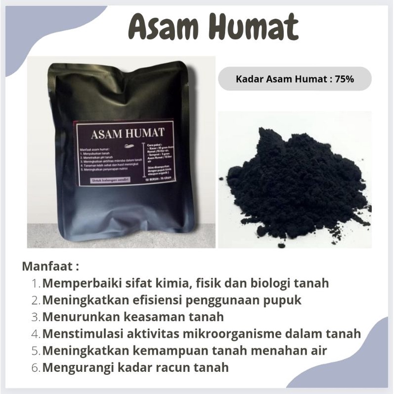 Jual Asam Humat Gram Shopee Indonesia