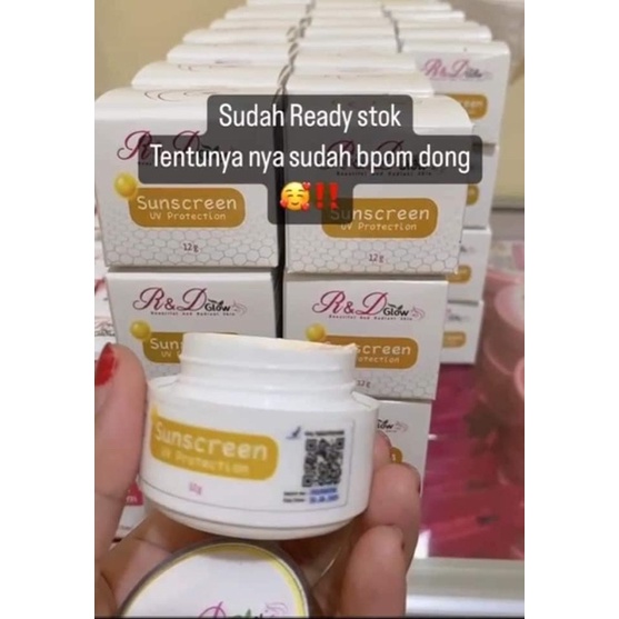 sunscreen R&D glow bpom ori 100%