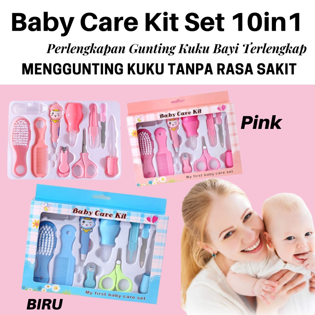 【COD+Pengiriman Cepat】 YUN Mall  Baby Care kit set 10in1 / Baby Gift Set terbaik