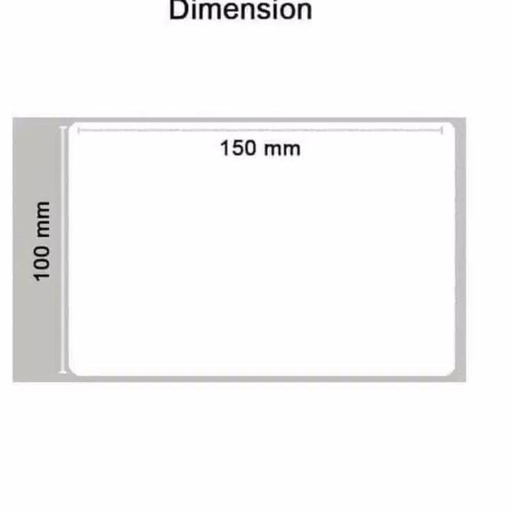 

Terbaru Label thermal olshop label stiker bare label pengiriman 100 x 150 /250 pc
