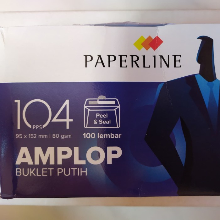 

Gaya Amplop Putih 104 Pps Paperline Ppl Peel Seal Lem Strip Perekat Segel Gilaa!!!