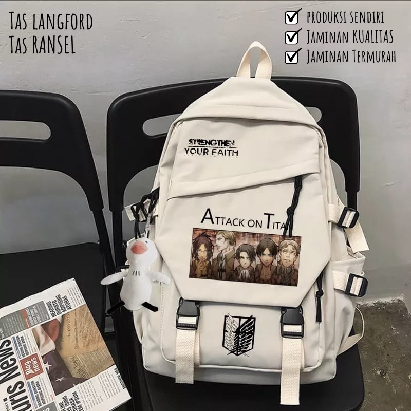 Tas Ransel Travelling Multifungsi Stylish Backpack Punggung Bahu Murah Terbaru Bagus Import Lokal Original Simple Elegan Casual Kapasitas Besar Unisex Perempuan Wanita Pria Cewek Cowok