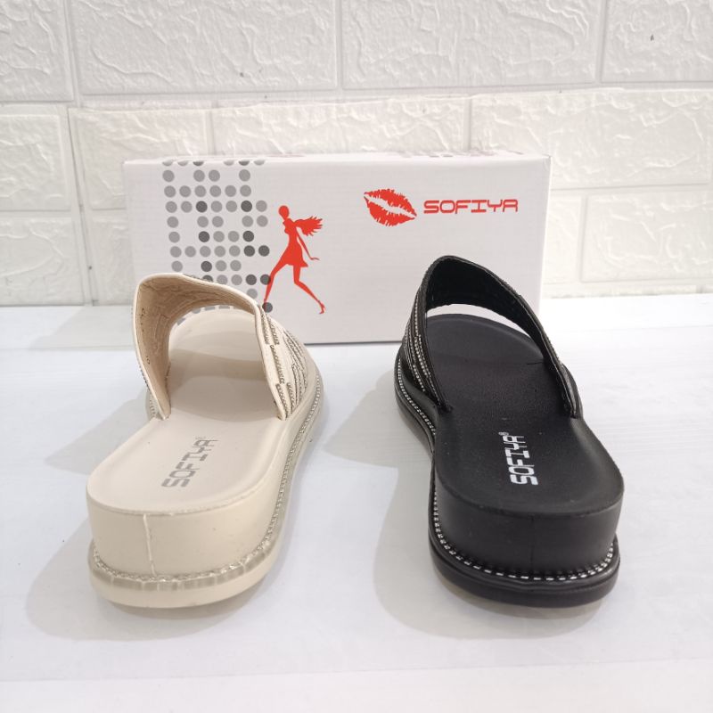 Sandal Sofiya Haq Rendah 3cm tipe 2213-7 Original 100% | Sandal Fashion Sofiya