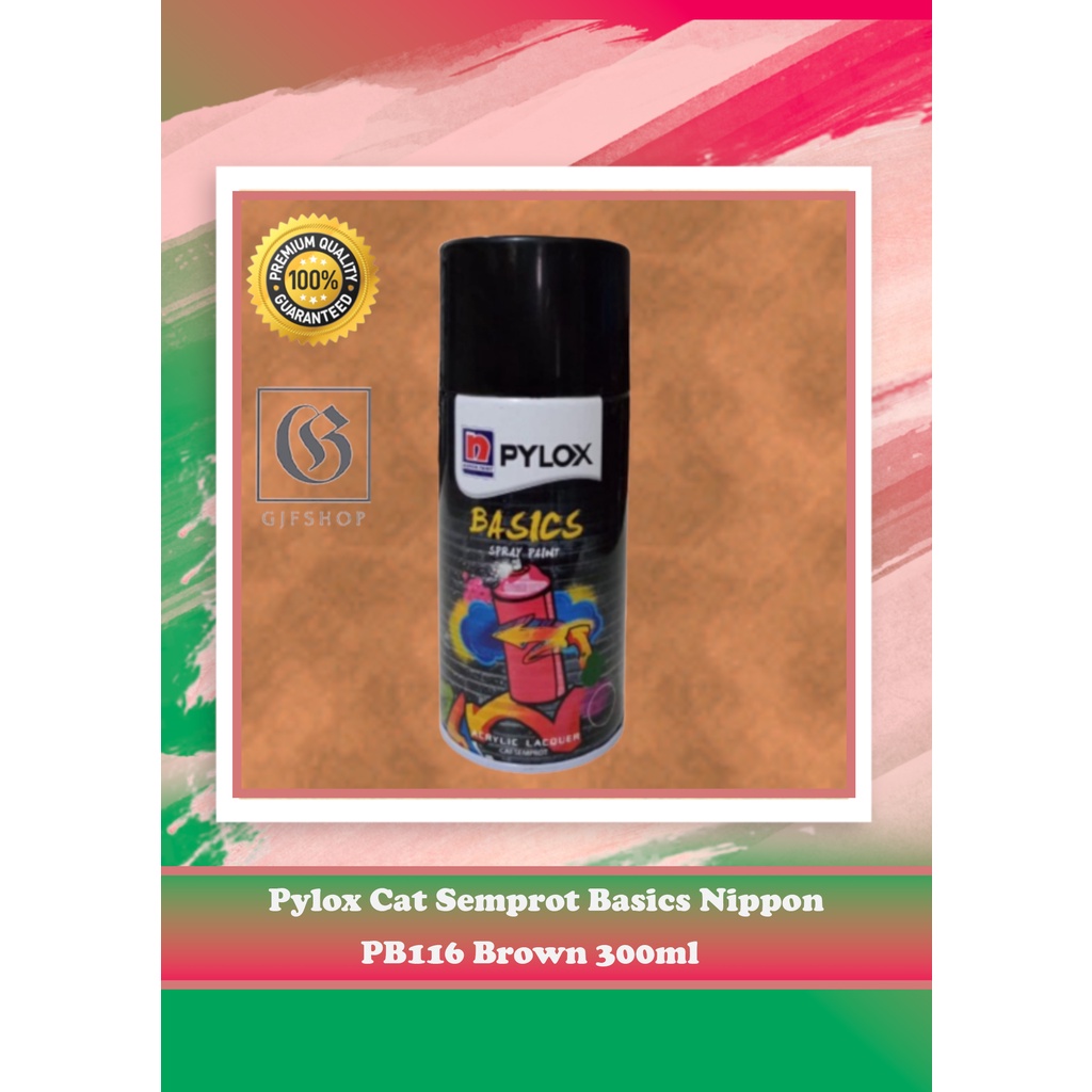 Pylox Cat Semprot Basics Nippon PB116 Brown 300ml