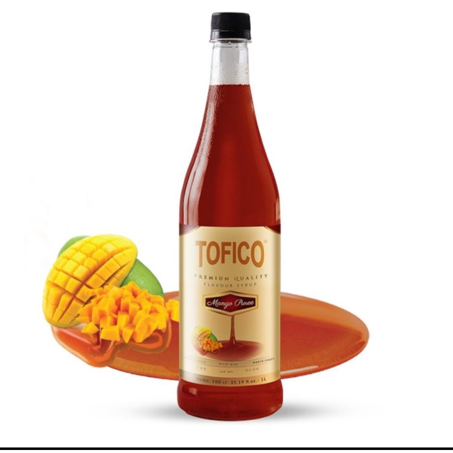 

Tofico Syrup mango natural flavour 1 Liter Tofico Sirup buah mangga