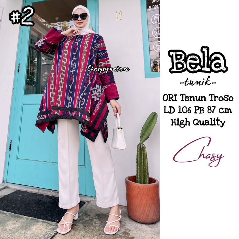 BELA TUNIK / TUNIK BATWING JUMBO / TUNIK WANITA BAHAN TENUN TROSO ORI / BAJU BAYIK BATWING WANITA