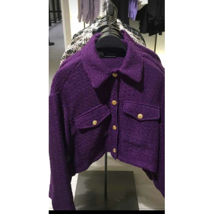 Jaket Wanita Zara Jastip/Jaket Crop Zara