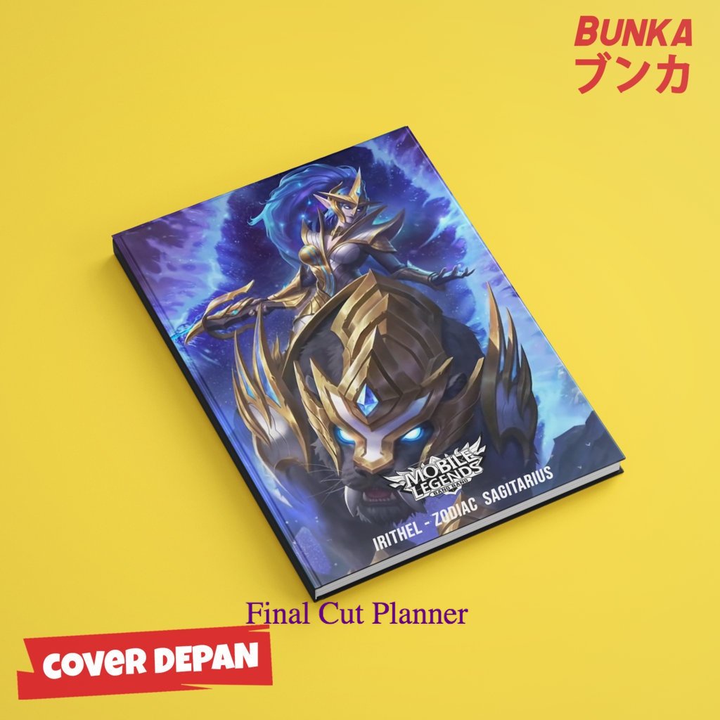 

Notebook Mobile legends Irithel Zodiac Sagitarius Hardocover A5 Buku tulis catatan Notes Agenda planner Jurnal planner