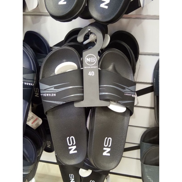 Nevada sandal slip pria sol empuk tidak licin size 40 - 44