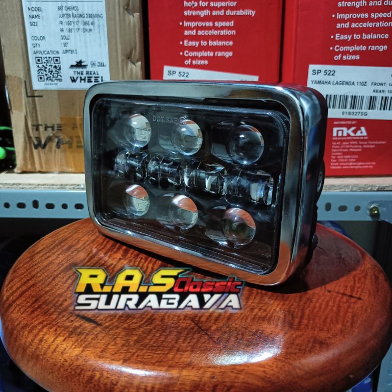 Lampu Daymaker Kotak Set Batok Pnp Gl100 Gl Max Gl Pro Honda Win Rx