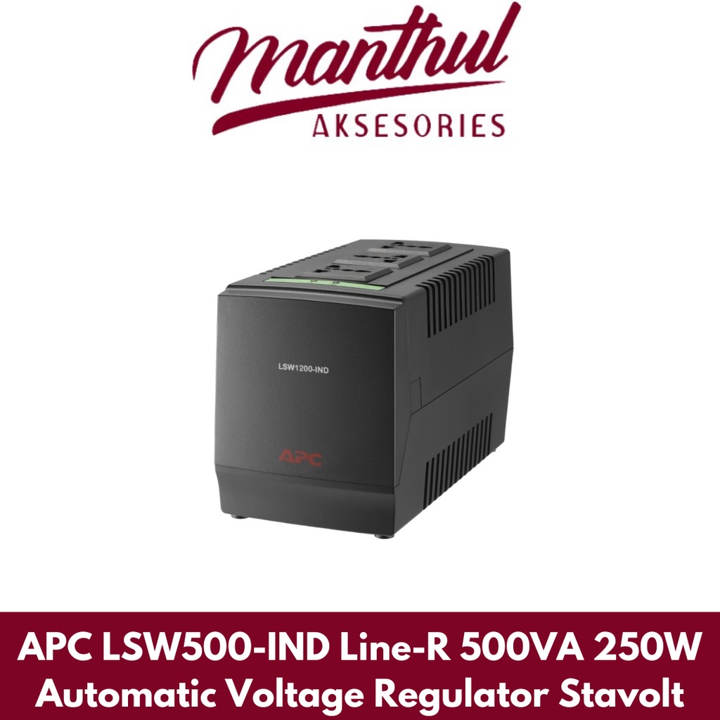 APC LSW500-IND Line-R 500VA 250W Automatic Voltage Regulator Stavolt