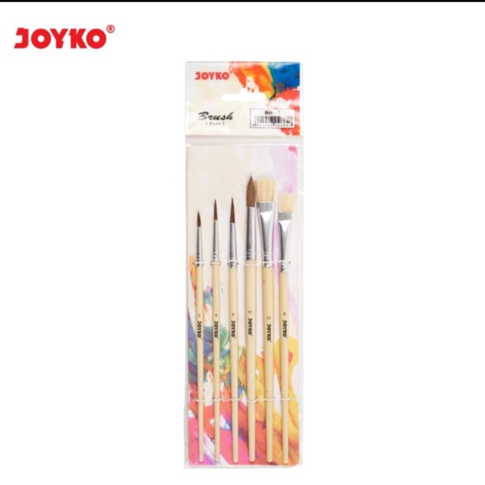 

Produk Unggulan Brush / Kuas Cat Air / Lukis / Acrylic Joyko Br-1 Trendi