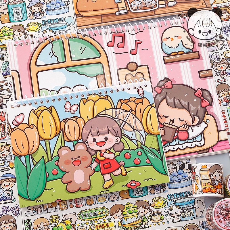 PAOPAO Photo Album Cute for Stiker / Album Foto Premium Character