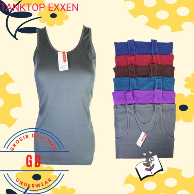 Tanktop tali lebar exxen