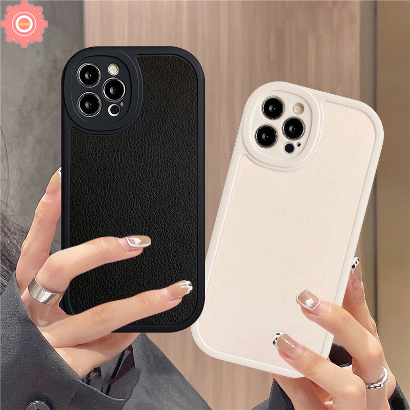 Casing Kulit Mewah Realme C53 C31 C12 C35 C30 C15 C25 C11 C21Y C25Y C25s 8 8i 9i GT Master Edition C20A C3 C21 C17 C20 8Pro 6i 7i 5i 6 5s 5 6s Simple Shockproof Cortex Soft Case