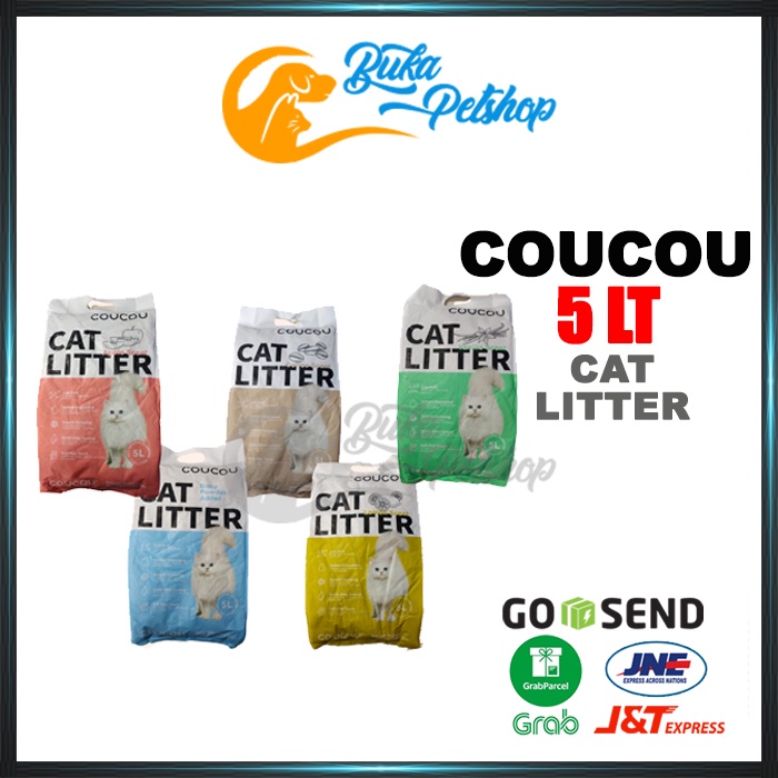 Pasir Kucing COUCOU CAT LITTER 5LT