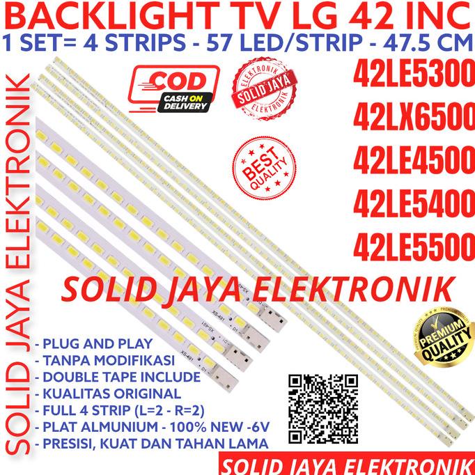 backlight tv led lg 42 in 42le5300 42le4500 42le5500 42le lampu bl smd w20