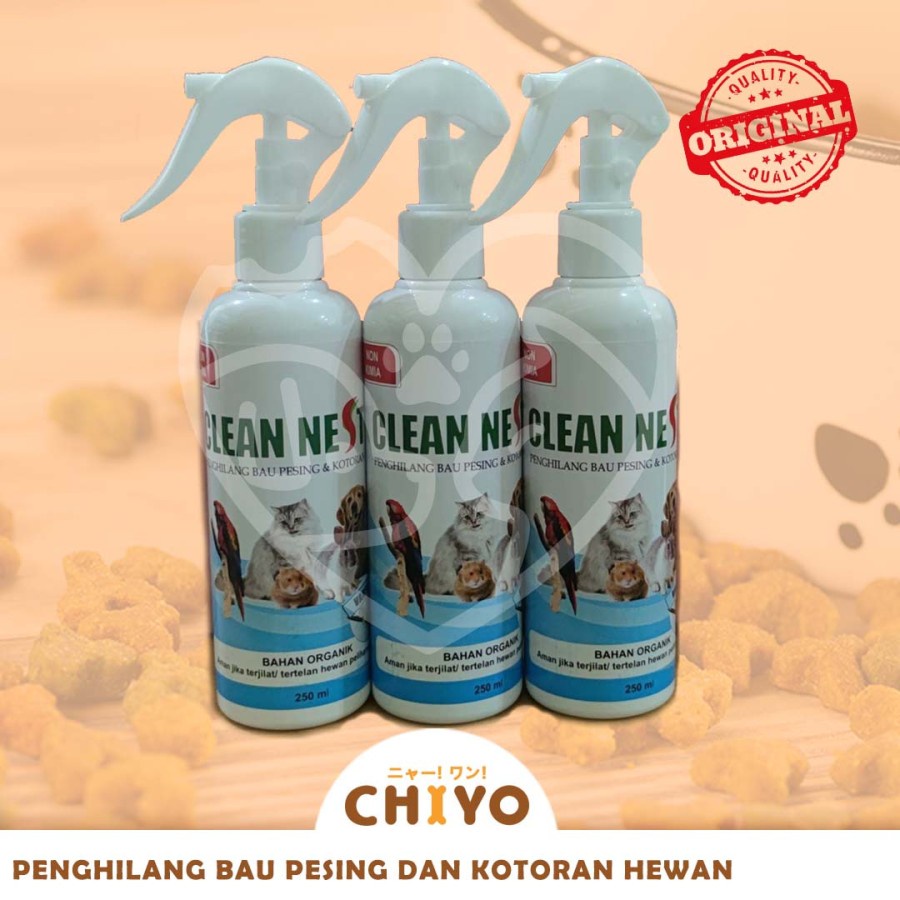 PENGHILANG BAU KANDANG CLEAN NEST 250 ML