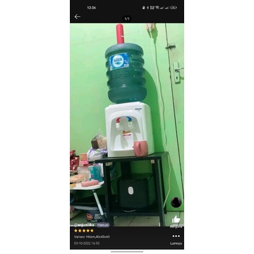 Meja sudut pojok dispenser 40X 40 X 40 CM