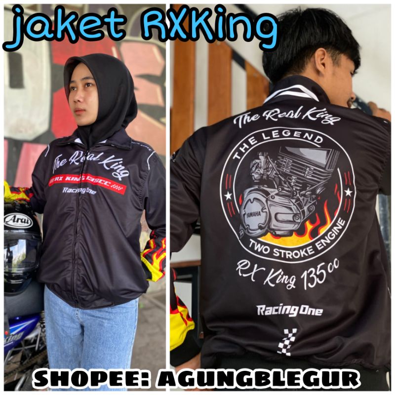 jaket Yamaha rx king full printing racingone original / jaket two stroke 2tak rx k z hell rxking