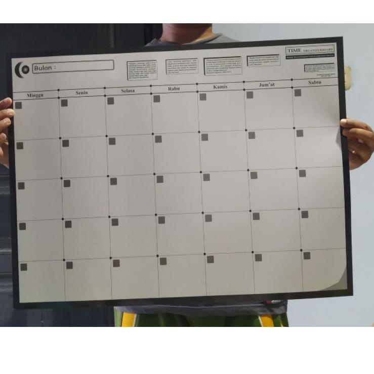

[PRODUK YKFMT] Whiteboard lembaran karton gulung Organizer Board gulung schedule board white board gulung (satu lembar bulak balik) R8A