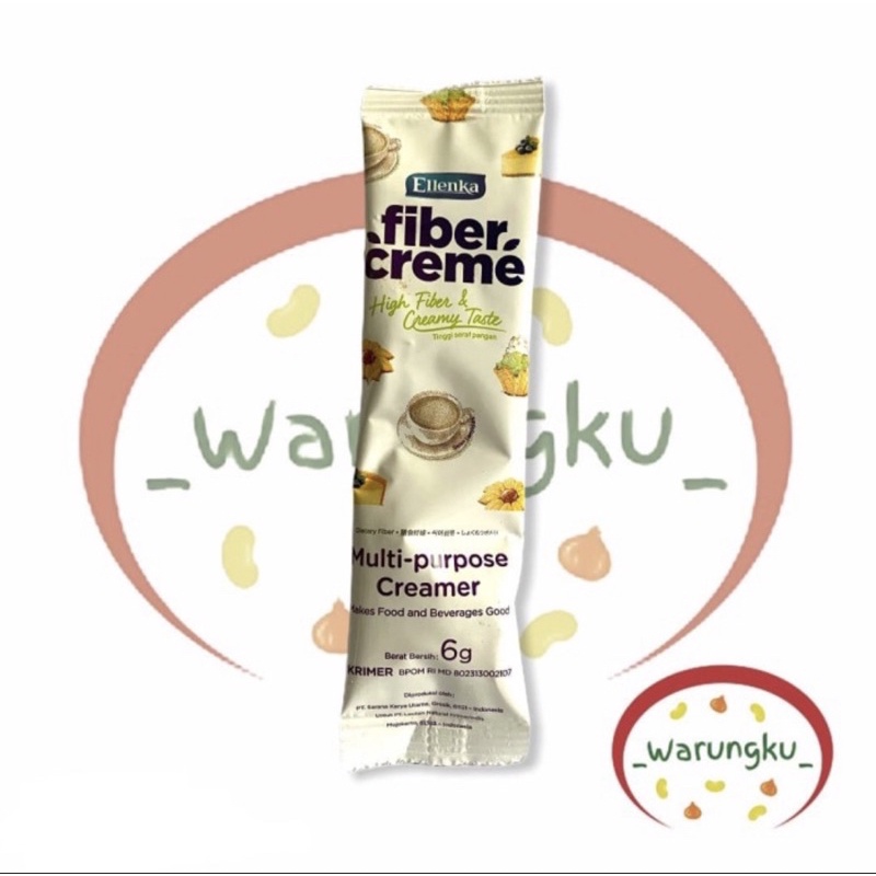 Fiber CREME 6gr 20gr Krimer Creamer [EKONOMIS]