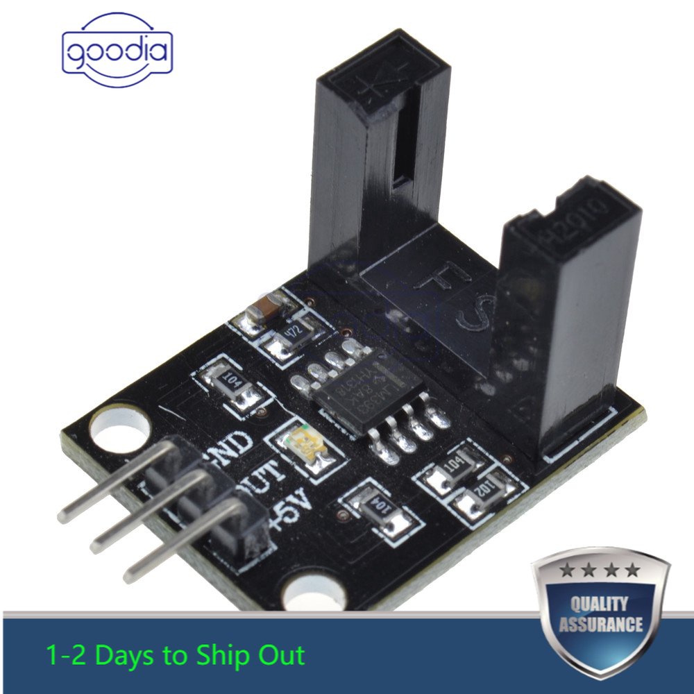 〖Factory Supplier/COD〗LM393 Modul Sensor Deteksi Kecepatan Optocoupler untuk Arduino Raspberry Pi