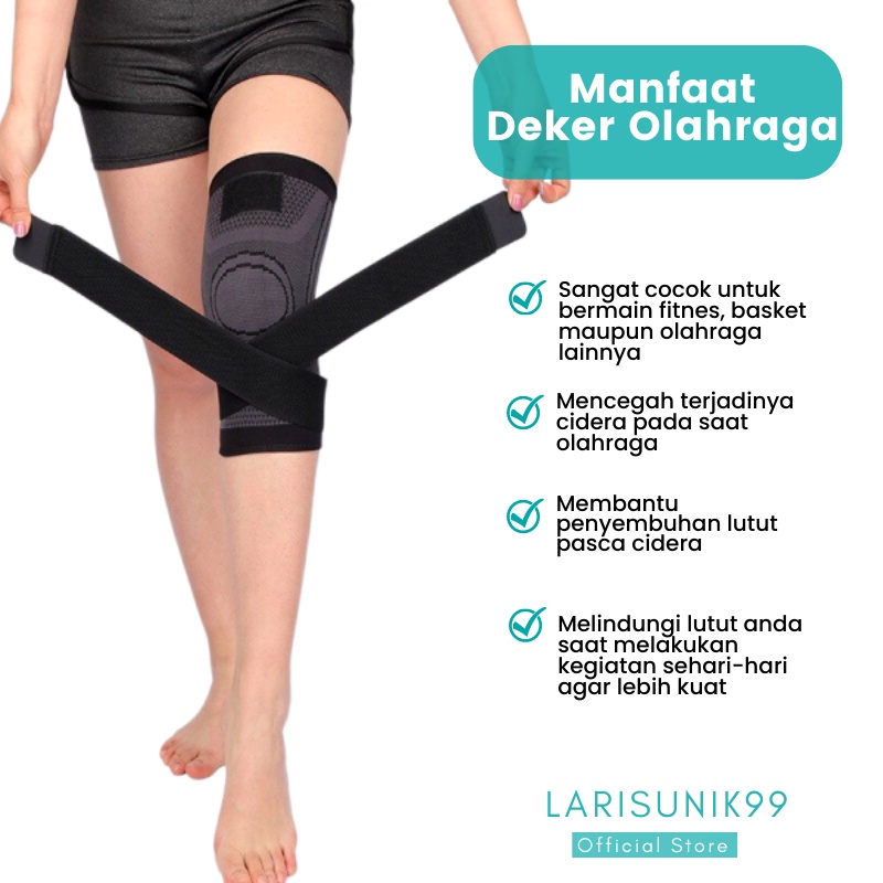 Kneepad Pelindung Lutut Olahraga Deker Pengaman Lutut Futsal Basket Volly Alat Terapi Kaki Korset Lutut Pelindung Dengkul Futsal Aksesoris Olahraga Knee Guard Knee Sleeves Perlengkapan Fitnes Knee Tali Import Premium Terbaru Termurah