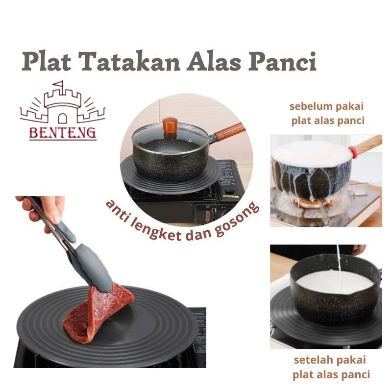 ATK5- Plat Panci Alas Panci Anti Gosong Tatakan Panci Di Kompor Barbeque Pan