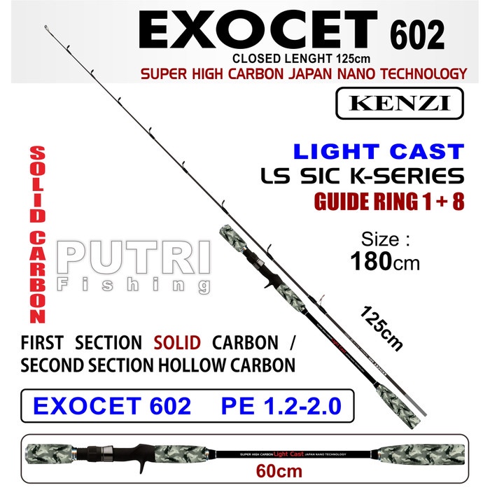 JORAN KENZI EXOCET 602 LIGHT CAST PE 1.2-2.0