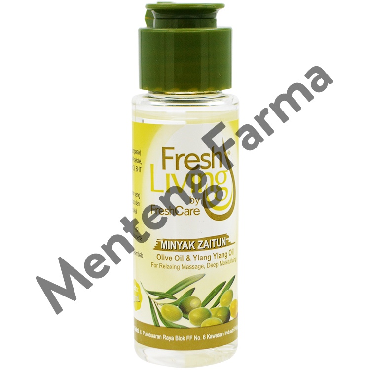 Fresh Living Minyak Zaitun 50 mL - Pelembap Kulit dan Minyak Pijat