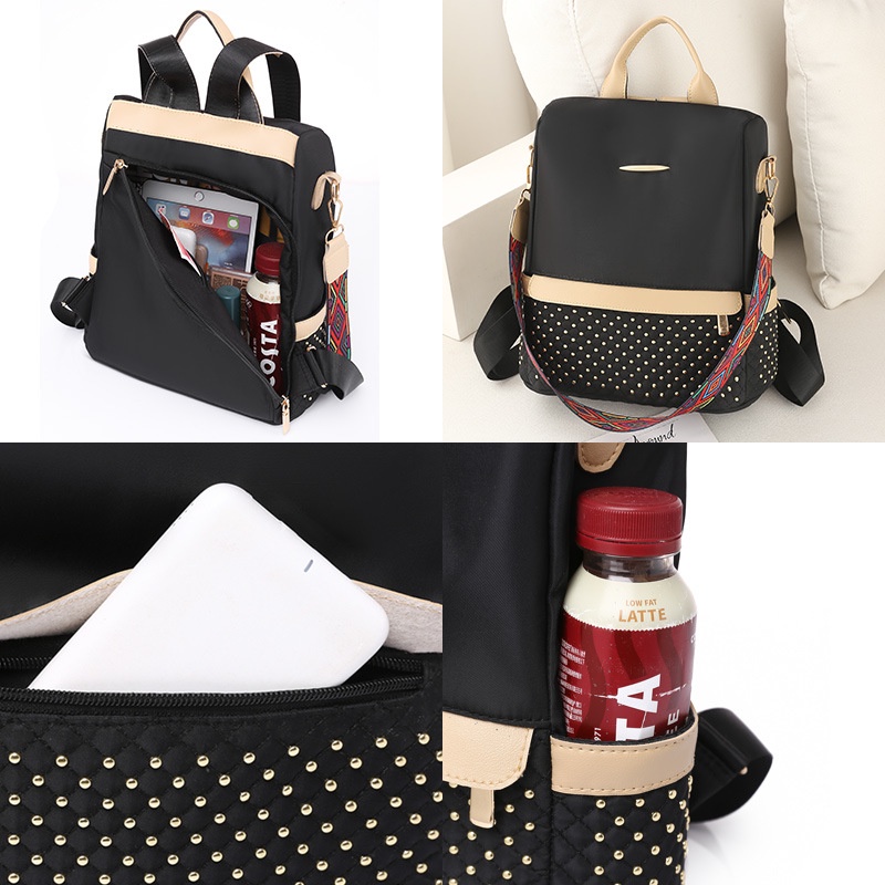 TAS RANSEL WANITA KOREA IMPORT BACKPACK ANTI AIR SUSIE TA668B5 GENDONG PUNGGUNG SEKOLAH KULIAH KERJA CEWEK REMAJA FASHION BAG KEKINIAN BATAM PREMIUM