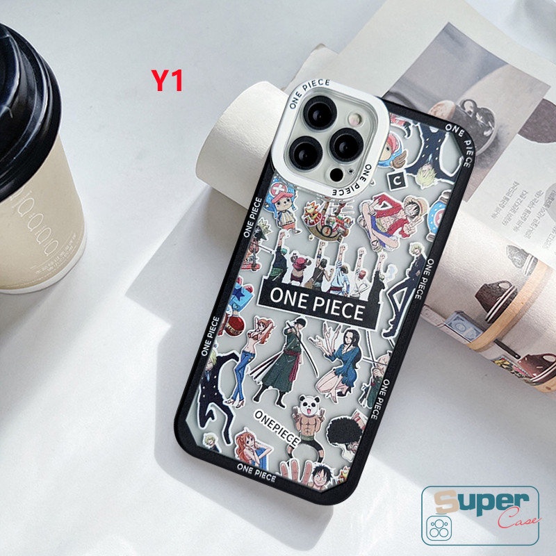 Oppo A15 A16K A5s A12 A16 A55 A78 A95 A54 A57 A58 A15s A7 A1K A76 Reno 8T 8 5 5F 7Z 7 6 A74 A5 A9 2020 A96 A3s A31 A12E A11 A94 A35 Kaos One Piece Kartun Trendy Casing TPU Empuk