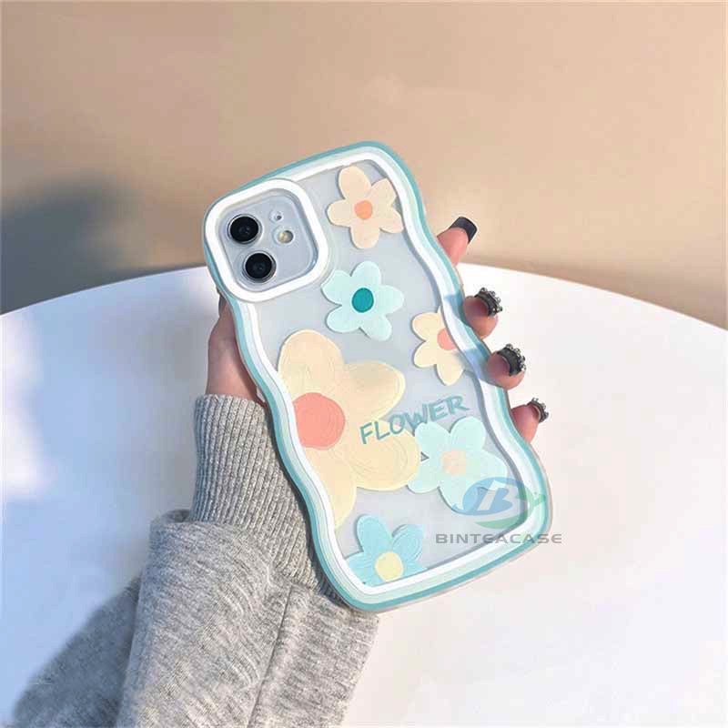 Casing TPU Redmi Note 11S 11 Pro 10C 10A 9C 9T 9A 10 5G 10S 9 8 Poco M3 Pro X3 Pro NFC Motif Bunga