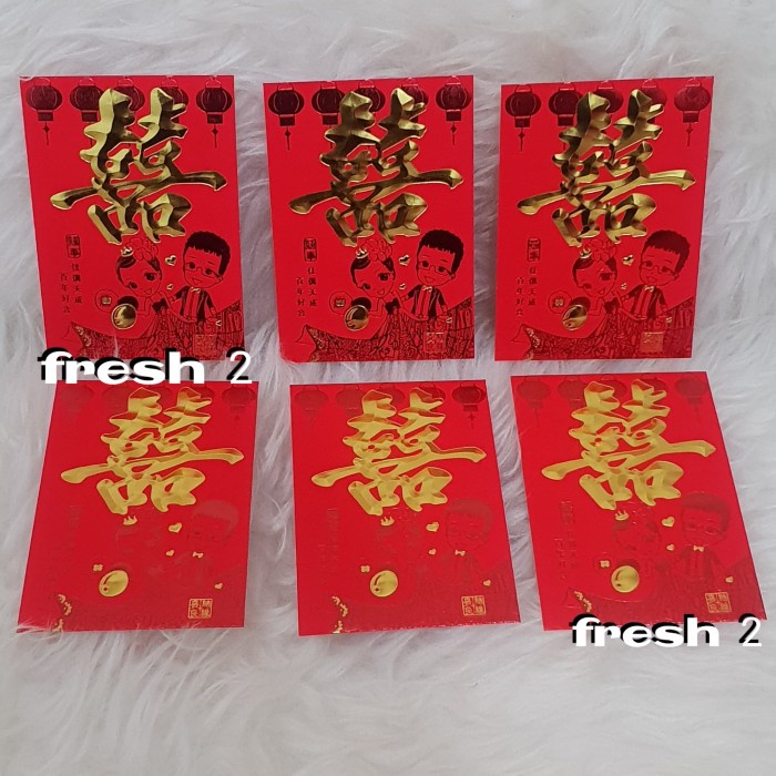 

Gilaa!!! Angpao Sangjit 25Lmbar/Amplop Wedding/Angpao Shuangxi Terlaris