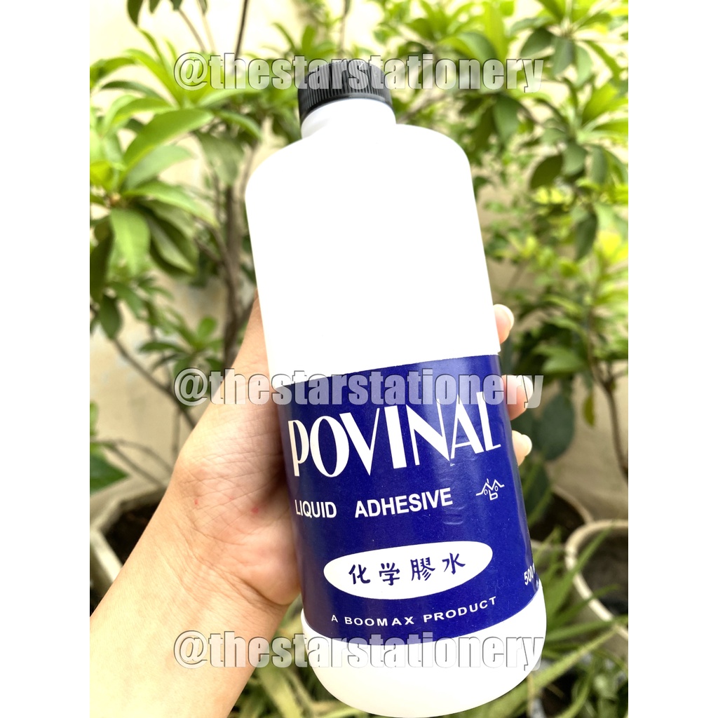 

(1 Biji) GROSIR Lem Kertas Povinal 113 500 Ml / / Lem Cair / Lem Bening