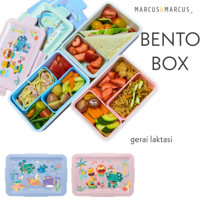 Marcus &amp; Marcus BENTO BOX - Lunch Box - Kotak makan anak sekolah