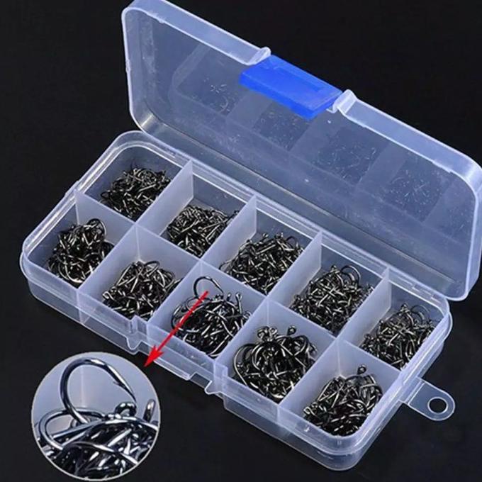 Kail Mata Pancing Carbon 500Pcs Ukuran 312 + Box