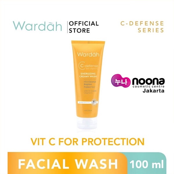 WARDAH C-DEFENSE ENERGIZING CREAMY FACIAL WASH -NJ