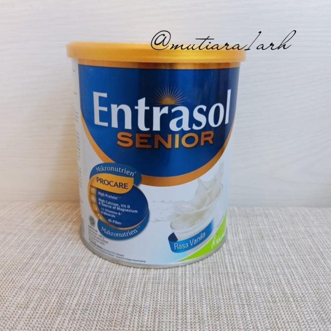 

[ COD ] ENTRASOL SENIOR VANILA 400 GR