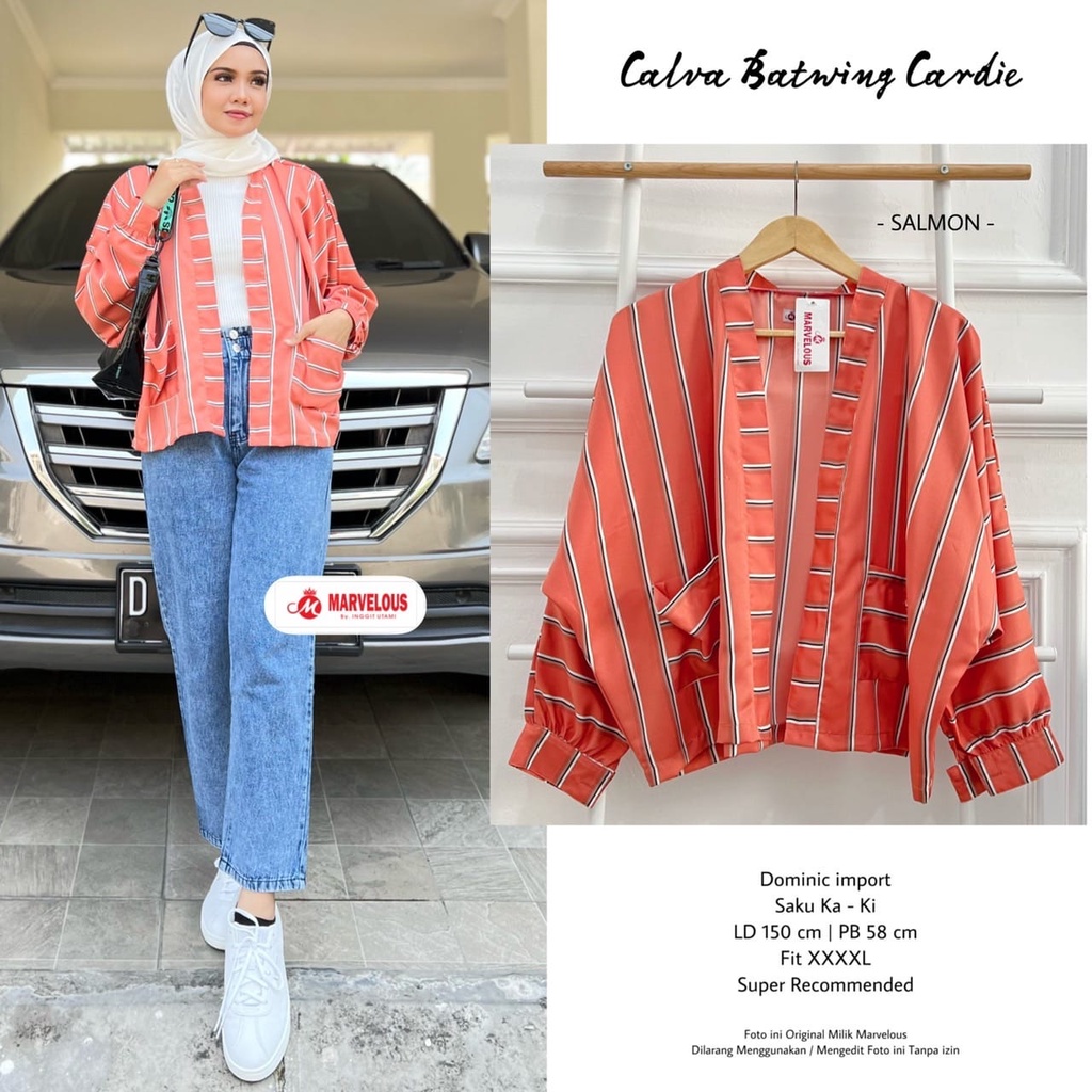 ATASAN WANITA CALVA BATWING CARDI BY MARVELOUS