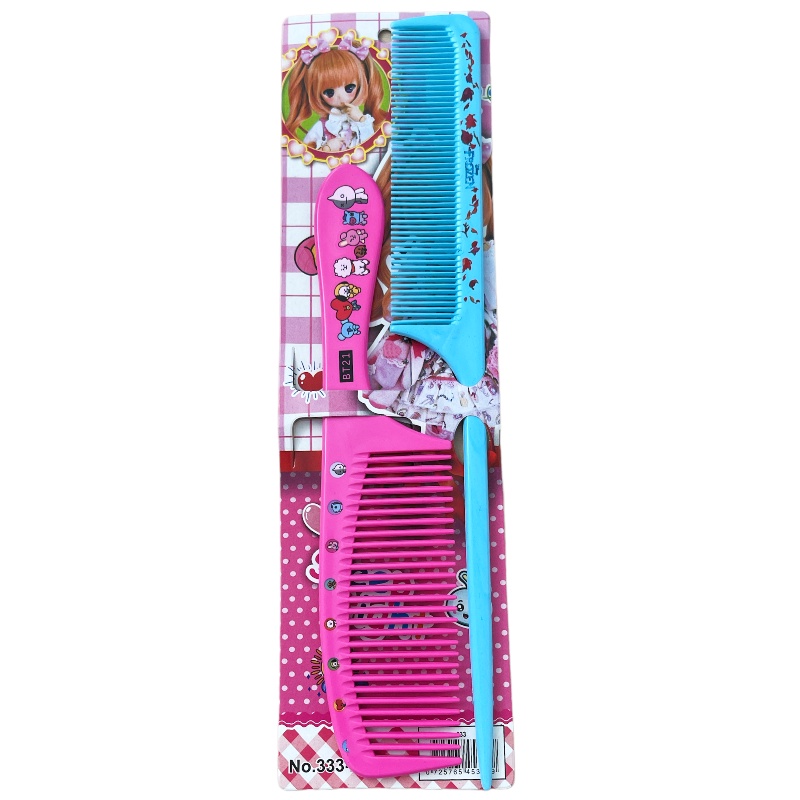 SISIR FANCY SET 2 IN 1 / HAIR COMB / SISIR RAMBUT KARAKTER / SISIR GAGANG MOTIF / SISIR FANCY / SISIR MOTIF KARAKTER