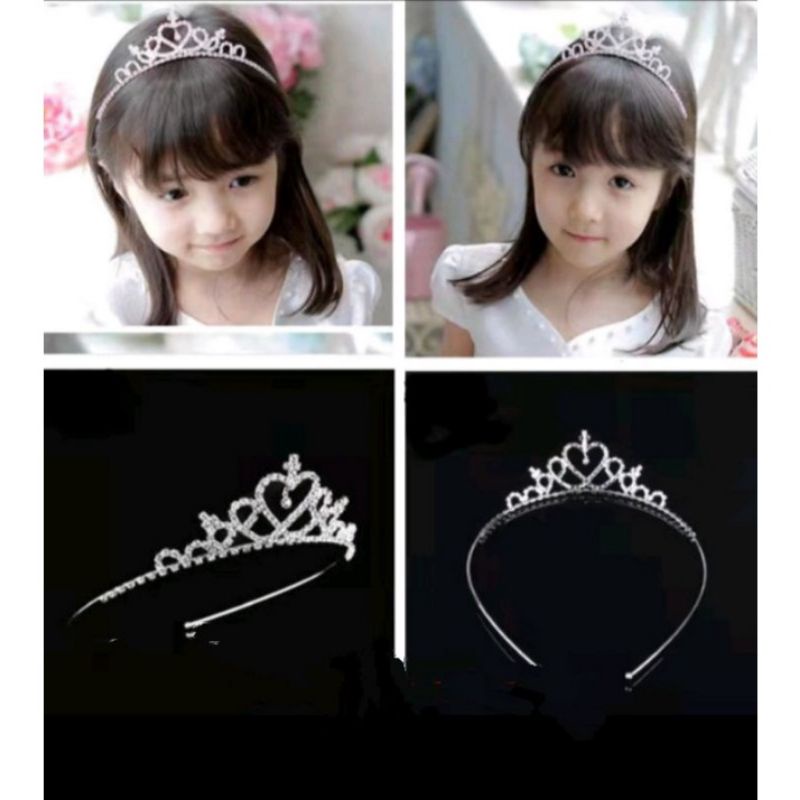 Mahkota Dewasa/anak - Crown Gaya  Cantik Wanita Bentuk Bahan Alloy Mewah Tokopelanginicer